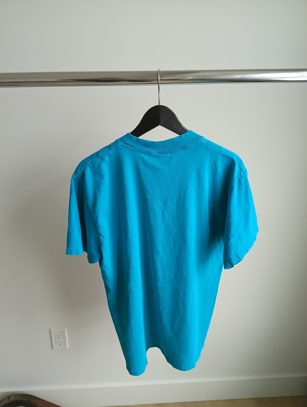 Vintage 90s San Jose Sharks Fiesta NHL T-Shirt Single Stitch Large Teal 1994 - Picture 5 of 8